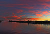 Couché de soleil 18-10-2014 sur l'Allier à Vichy