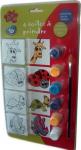 Kit peintures, pinceau, cadres "Animaux"