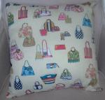 Coussin "Sacs de femme"