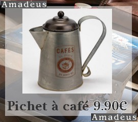 Pichet à café déco