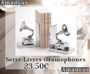 Serre-Livres gramophones